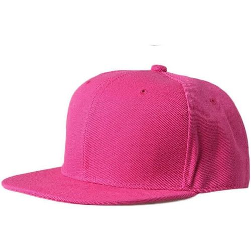 Kalanka-Plat Bill Visière Classique Snapback Chapeau Blanc Réglable Bord Haut Haut De Gamme À La Mode Couleur Style Plaine Ton Casquette De Baseball