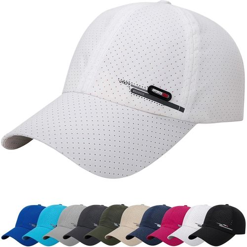 Kalanka-Casquette De Baseball Anti Soleil Coton Baseball Cap Casquette De Baseball Réglable Unisexe Unisexe Réglable Chapeau Soleil Golf Sports
