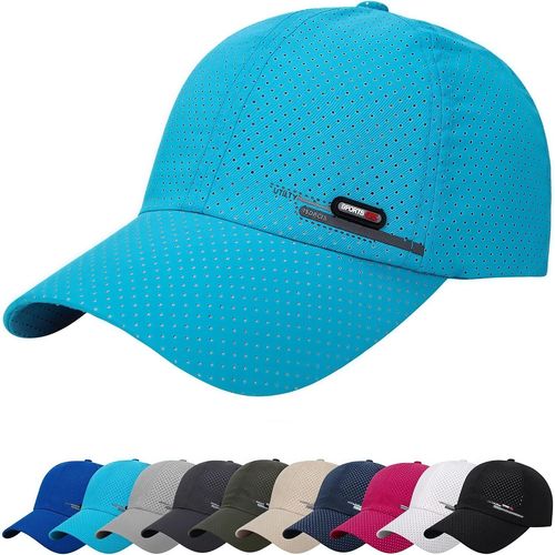 Kalanka-Casquette De Baseball Anti Soleil Coton Baseball Cap Casquette De Baseball Réglable Unisexe Unisexe Réglable Chapeau Soleil Golf Sports
