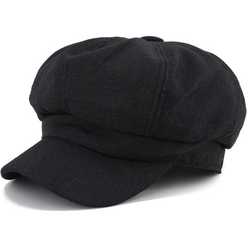 Kalanka-Casquette Gavroche Femme | Lin Synthétique, Cordon De Serrage Ajustable | Chapeau Vintage Décontracté Pour Tous Les Jours