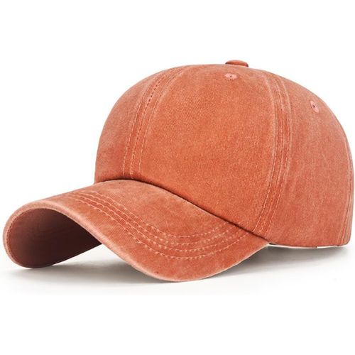 Kalanka-Retro Casquette De Baseball Unisexe Ajustable Boucle En Metal Casquettes Classique Baseball Coton Anti-Soleil Baseball Cap Homme Femme Été Unisexe Réglable Sport Extérieur Sunhat Chapeau