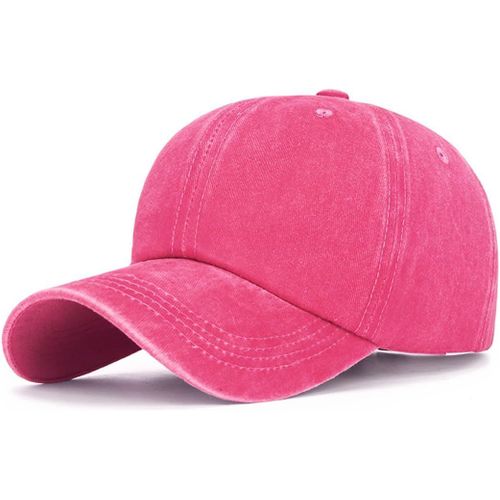 Kalanka-Retro Casquette De Baseball Unisexe Ajustable Boucle En Metal Casquettes Classique Baseball Coton Anti-Soleil Baseball Cap Homme Femme Été Unisexe Réglable Sport Extérieur Sunhat Chapeau
