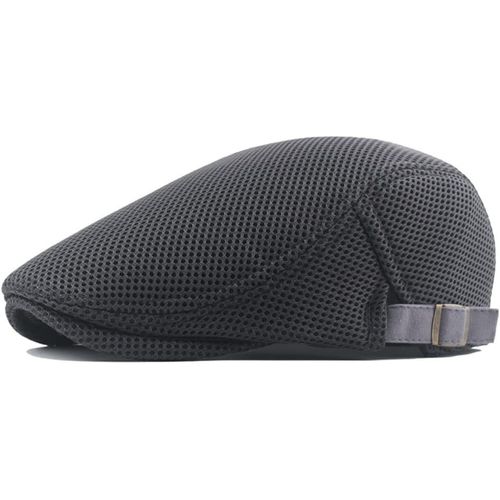Kalanka-Casquettes Plate Pour Homme, Chapeau D'été En Maille Respirante Vintage Gatsby Casquette De Bérets, Beret Réglable Ivy Hat Hommes Ou Femmes, Gavroche Newsboy Flat Cap Ete