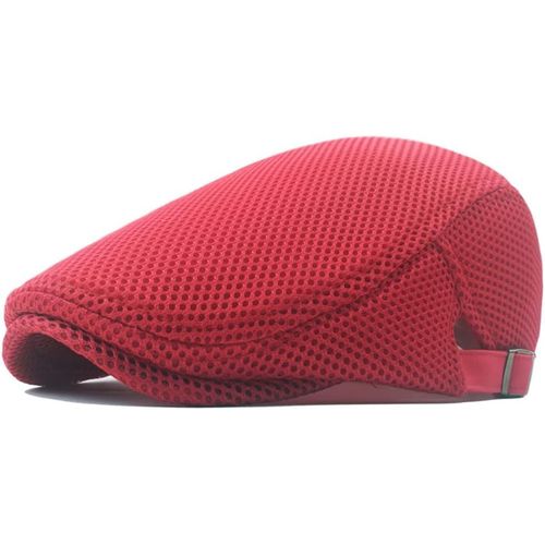 Kalanka-Casquettes Plate Pour Homme, Chapeau D'été En Maille Respirante Vintage Gatsby Casquette De Bérets, Beret Réglable Ivy Hat Hommes Ou Femmes, Gavroche Newsboy Flat Cap Ete