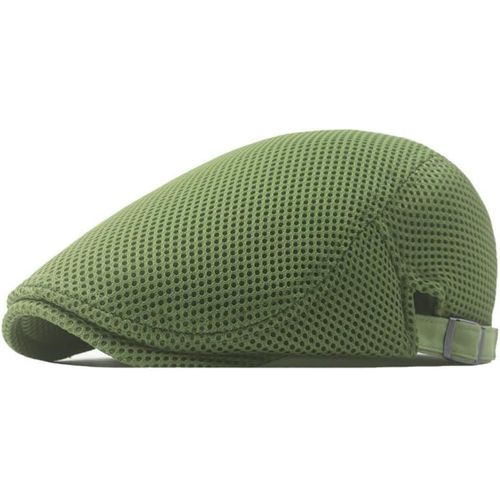 Kalanka-Casquettes Plate Pour Homme, Chapeau D'été En Maille Respirante Vintage Gatsby Casquette De Bérets, Beret Réglable Ivy Hat Hommes Ou Femmes, Gavroche Newsboy Flat Cap Ete