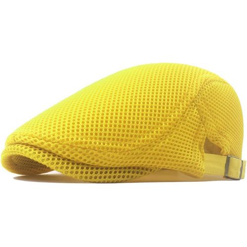Kalanka-Casquettes Plate Pour Homme, Chapeau D'été En Maille Respirante Vintage Gatsby Casquette De Bérets, Beret Réglable Ivy Hat Hommes Ou Femmes, Gavroche Newsboy Flat Cap Ete