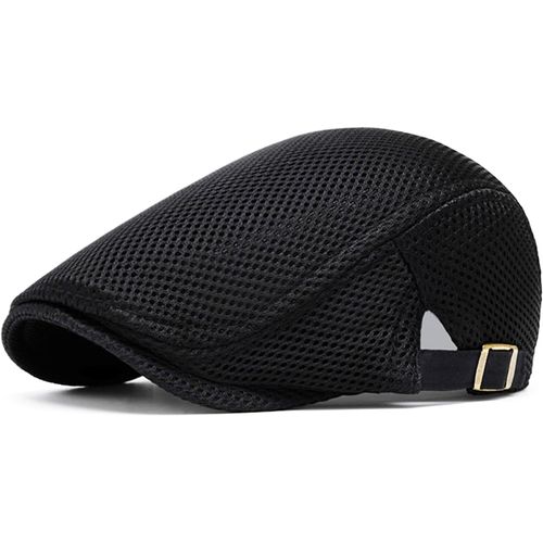 Kalanka-Casquettes Plate Pour Homme, Chapeau D'été En Maille Respirante Vintage Gatsby Casquette De Bérets, Beret Réglable Ivy Hat Hommes Ou Femmes, Gavroche Newsboy Flat Cap Ete