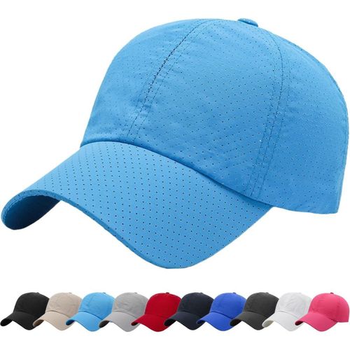 Kalanka-Casquette De Baseball Homme Femme Respirante Légère Réglable Anti-Soleil Cap Baseball Caps Hommes Femmes Été Unisexe Réglable Casquettes Hip Hop Sport Outdoor Chapeau