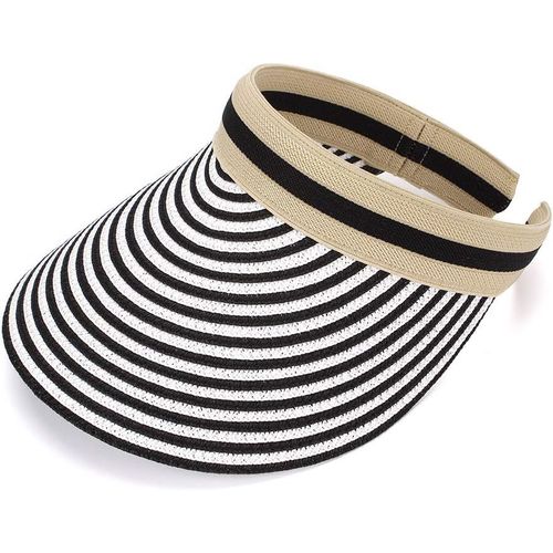 Kalanka-Chapeau Femme Ete Grand Brim Plage Chapeaux De Paille Chapeau