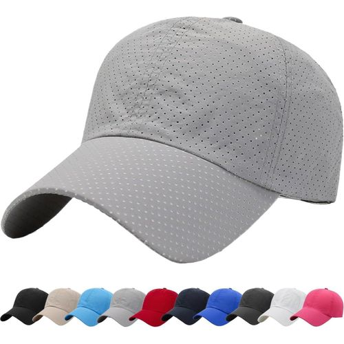 Kalanka-Casquette De Baseball Homme Femme Respirante Légère Réglable Anti-Soleil Cap Baseball Caps Hommes Femmes Été Unisexe Réglable Casquettes Hip Hop Sport Outdoor Chapeau