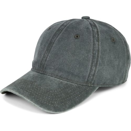 Kalanka-Casquette Réglable Avec Visière En Liège, Casquette De Baseball 6 Panneaux, Réglable, Unisexe 04023051, Couleur:Noir