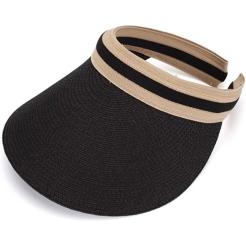 Kalanka-Chapeau Femme Ete Grand Brim Plage Chapeaux De Paille Chapeau