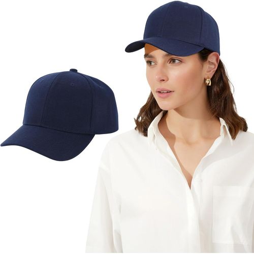 Kalanka-Chapeaux Pour Femmes Casquettes De Baseball Réglables Les Chapeauxs De Couleur Unie Peuvent Être Portés Pendant Le Sport Chapeaux De Sports À Bords