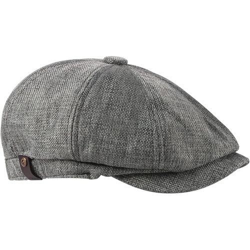 Kalanka-Casquettes Plates Chapeau Gatsby À 8 Panneaux Peaky Herringbone Casquette Gavroche Baker Boy Chapeaux Irlandais Fashion Ivy Pour Hommes Femmes Avec Bande Élastique