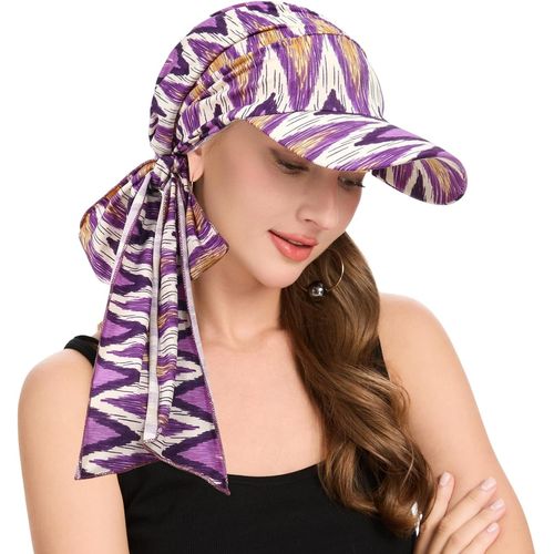 Kalanka-Chemo Headwear Brim Visor Hat Bonnet Femmes