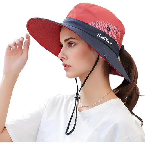 Kalanka-Chapeau Homme Anti Uv, Femme Large Bord Casquette Pliable Étanche, Bob Homme, Chapeau Randonnée Mesh Respirant