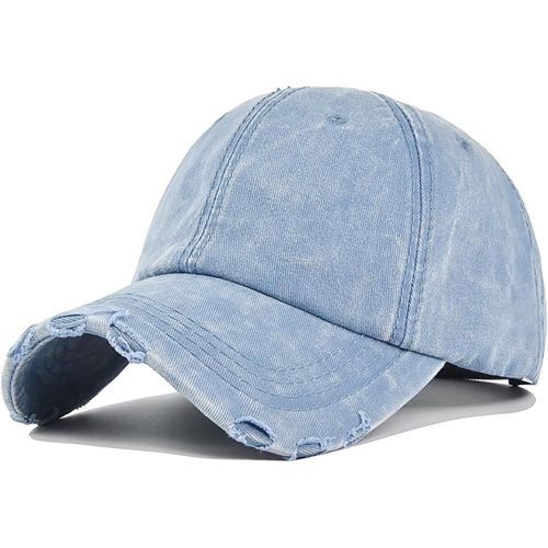 Kalanka-Casquette Baseball Vintage Lavé En Détresse Hommes Femmes Réglable Trucker Cap Golf Papa Chapeaux