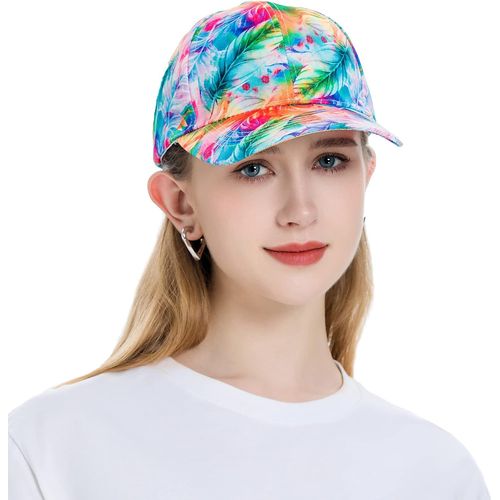Kalanka-Casquette De Baseball Hawaïenne À Imprimé Floral Réglable Pour Femme