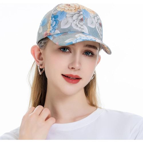 Kalanka-Casquette De Baseball Hawaïenne À Imprimé Floral Réglable Pour Femme