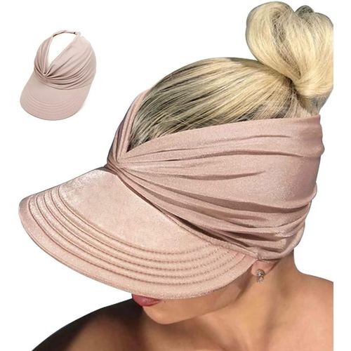 Kalanka-Visiere Casquette Femme,Visière Plage Femme,Chapeau De Soleil Femme,Casquette Femme Ete,Visiere De Protection Pour Voyage Plage