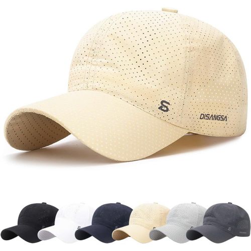 Kalanka-Casquette Homme En Premium Coton Femme Baseball Coton Anti-Soleil Cap Avec Brodée Été Unisexe Réglable Casquettes Sport Extérieur Sunhat Chapeau Pour Grosses