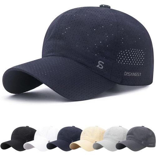Kalanka-Casquette Homme En Premium Coton Femme Baseball Coton Anti-Soleil Cap Avec Brodée Été Unisexe Réglable Casquettes Sport Extérieur Sunhat Chapeau Pour Grosses