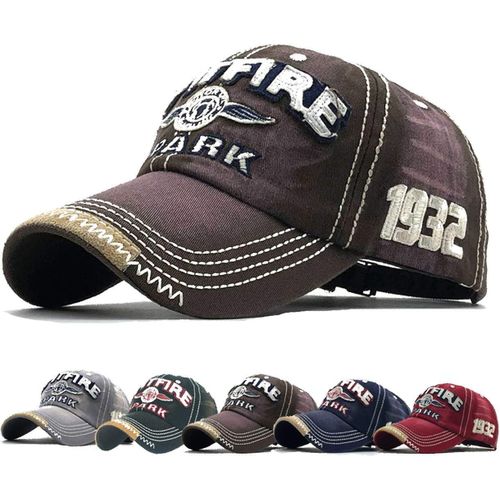 Kalanka-Retro Casquette De Baseball Unisexe Ajustable Boucle En Metal Casquettes Classique Trucker Cap Hat For Sport Hip Pop Golf Voyages - Casquette Homme Femme