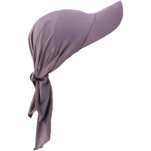 Kalanka-Casquette Femme Foulard Avec Visière Turban Casquettes De Baseball Attachées Pour Le Soleil