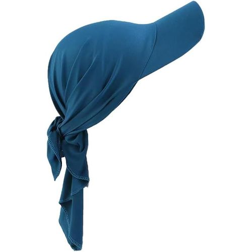 Kalanka-Casquette Femme Foulard Avec Visière Turban Casquettes De Baseball Attachées Pour Le Soleil