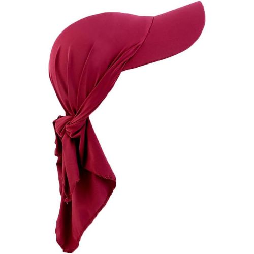 Kalanka-Casquette Femme Foulard Avec Visière Turban Casquettes De Baseball Attachées Pour Le Soleil