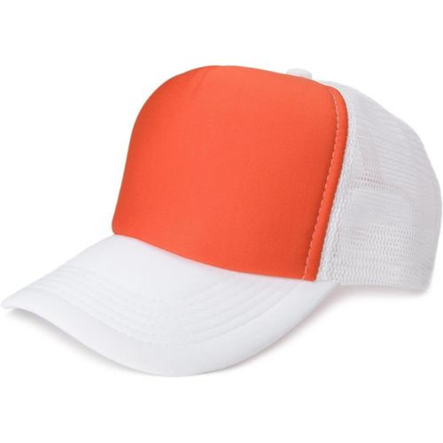 Kalanka-Casquette En Maille 5 Panneaux Unisexe, Casquette De Camionneur, Casquette De Baseball, Fermeture Réglable Par Clic Et Snap 04023007