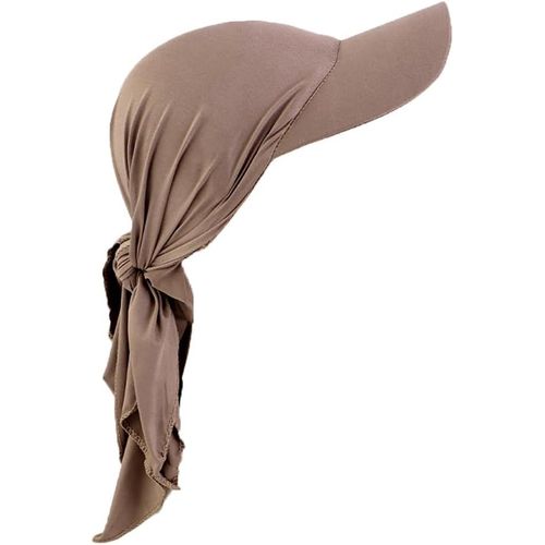 Kalanka-Casquette Femme Foulard Avec Visière Turban Casquettes De Baseball Attachées Pour Le Soleil