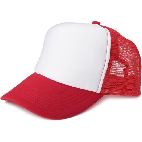 Kalanka-Casquette En Maille 5 Panneaux Unisexe, Casquette De Camionneur, Casquette De Baseball, Fermeture Réglable Par Clic Et Snap 04023007