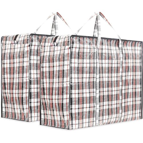 KALANKA-Grand Sac de Rangement Vêtements Jumbo Bag Rangement et Déménagement - Multipack (Lot de 2)