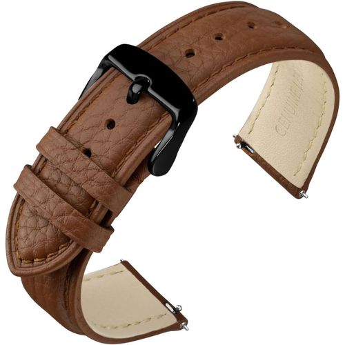 Eryi-Bracelet De Montre, Bracelets De Remplacement Cuir 16mm 18mm 19mm 20mm 22mm À Libération Rapide Pour Femme Homme