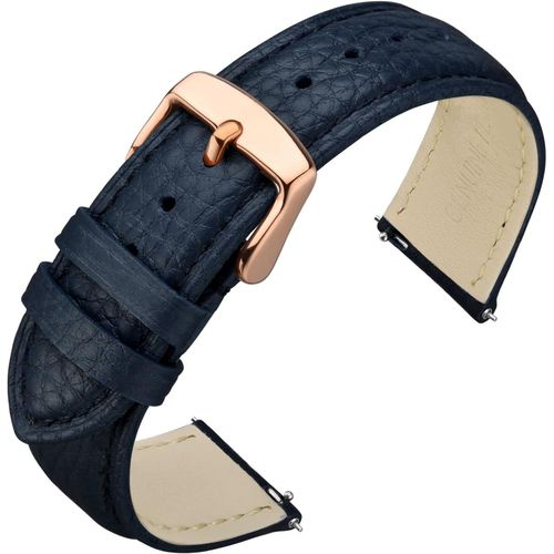Eryi-Bracelet De Montre, Bracelets De Remplacement Cuir 16mm 18mm 19mm 20mm 22mm À Libération Rapide Pour Femme Homme