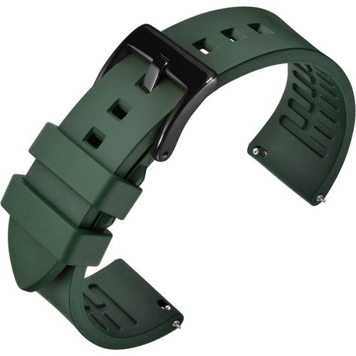 Eryi-Bracelet En Caoutchouc Fluoré 18mm 19mm 20mm 21mm 22mm 23mm 24mm, Bracelets De Montres À Libération Rapide