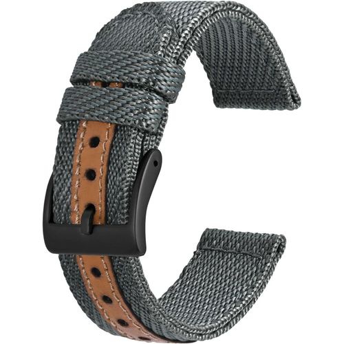 Eryi-Sportif Bracelets De Montre En Nylon, Militaire Sangles De Rechange Pour Hommes 18mm 20mm 22mm, Plusieurs Couleurs