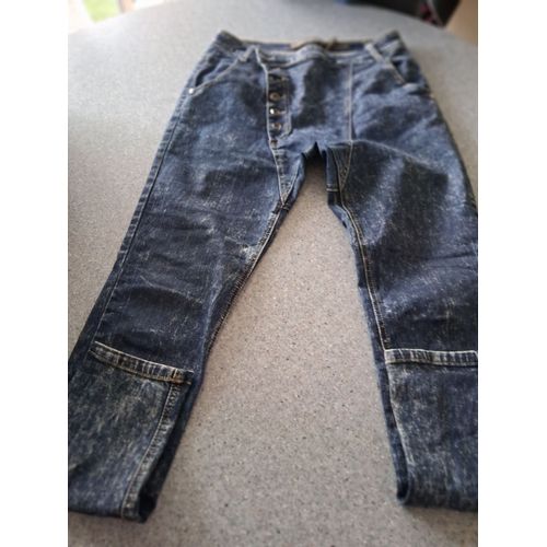 Jean Bleu Tacheté Blanc "T-S" Simply Chic" Femme