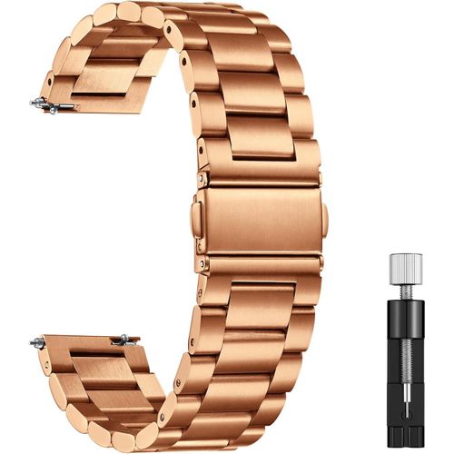 Eryi-Bracelet De Montre Acier Inoxydable Libération Rapide Homme Femme 14-24mm