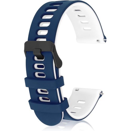 Eryi-Bracelet De Montre De Sport Universel En Silicone À Dégagement Rapide Pour Homme Et Femme, Boucle Noire