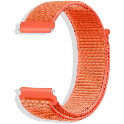 Eryi-Bracelet Pour 20mm 18mm 22mm Nylon Remplacement En Réglable Bracelets, Banda De Montre De Rechange En Libération Rapide Pour Femme/Homme - Orange