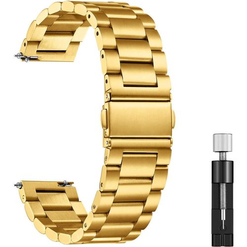 Eryi-Bracelet De Montre Acier Inoxydable Libération Rapide Homme Femme 14-24mm