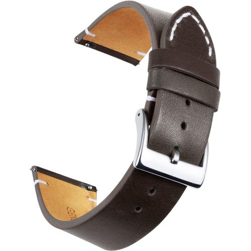 Eryi-Bracelets De Montres En Cuir Véritable Remplacement Bracelet Montre À Dégagement Rapide Pour Hommes Femmes 12mm 14mm 16mm 18mm 20mm 22mm 24mm Noir/Marron/Marron Clair/Orange