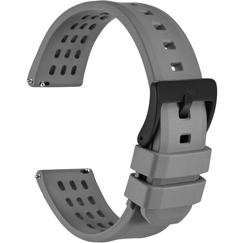 Eryi-Rally Bracelets De Montre, Fkm Caoutchouc (Pas De Silicone), Bandes De Remplacement Pour Homme, Dégagement Rapide, 18mm 19mm 20mm 21mm 22mm 24mm