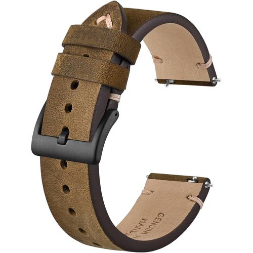 Eryi-Bracelet De Montre En Cuir Vieilli, Bracelets De Rechange Pour Hommes, Dégagement Rapide, Largeur De Bande 18mm 20mm 22mm