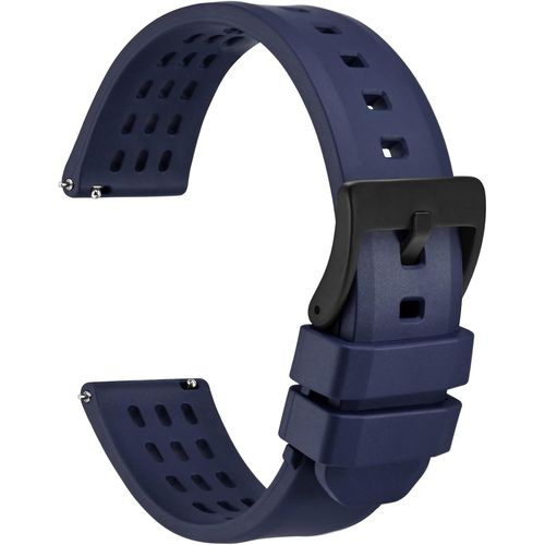 Eryi-Rally Bracelets De Montre, Fkm Caoutchouc (Pas De Silicone), Bandes De Remplacement Pour Homme, Dégagement Rapide, 18mm 19mm 20mm 21mm 22mm 24mm