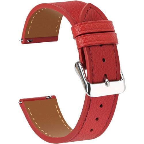 Eryi-Bracelet De Montre En Cuir Véritable Textured Cuir Dégagement Rapide Bande De Remplacement 12mm 14mm 16mm 18mm 20mm 22mm Pour Femme Homme