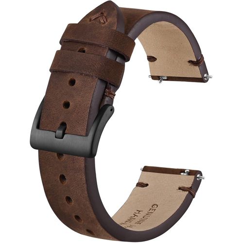 Eryi-Bracelet De Montre En Cuir Vieilli, Bracelets De Rechange Pour Hommes, Dégagement Rapide, Largeur De Bande 18mm 20mm 22mm