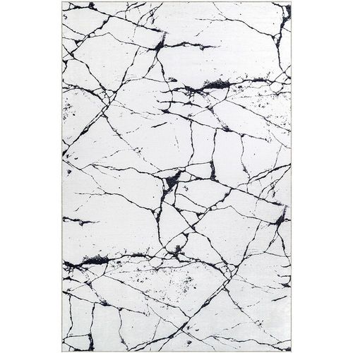 Grand Tapis au Design Moderne Effet Marbre - (290x200 cm) - Brume Multicolore